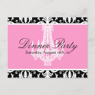 Carte Postale Invitation à dîner