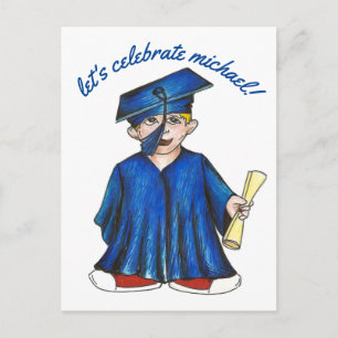 Carte Postale Invitation à la fête de célébration de la remise d