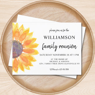 Carte postale Invitation à la réunion de famille f