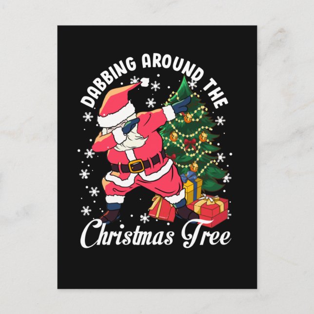 Carte Postale Invitation à Noël (Devant)