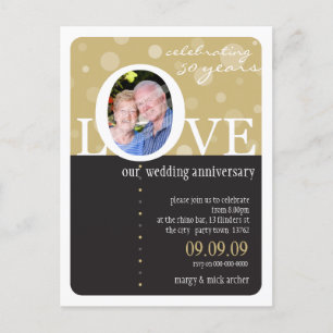 Carte Postale INVITATION ANNIVERSAIRE :: LOVEbubbles 1