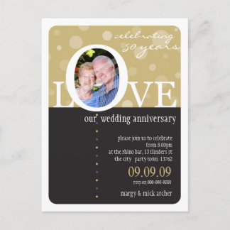 Carte Postale INVITATION ANNIVERSAIRE :: LOVEbubbles 1