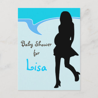 Carte Postale Invitation baby shower