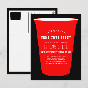 Carte Postale invitation de coupe