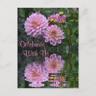 Carte Postale Invitation de Dahlia