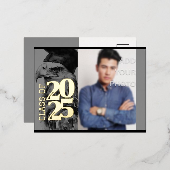 Carte postale Invitation de diplôme spécial (Recto/Verso)