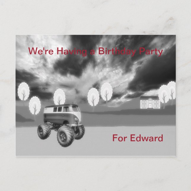 Carte Postale Invitation de fête d'anniversaire pour 70 ans (Devant)