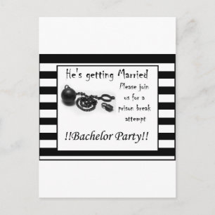 Carte Postale Invitation de la fête de baccalauréat - interrupti