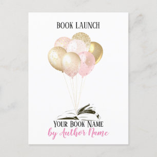 Carte postale Invitation de la fête de lancement d