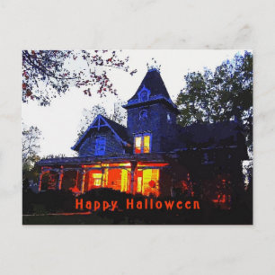 Carte Postale Invitation de la fête d'Halloween