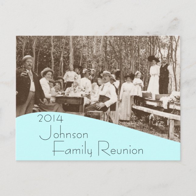 Carte postale Invitation de réunion de famille de  (Devant)