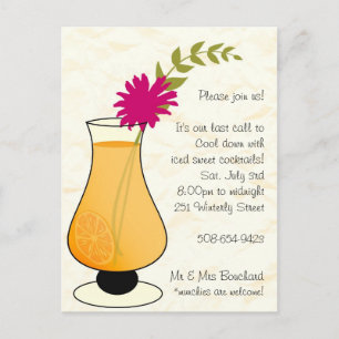 Carte Postale Invitation dernière