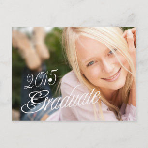 Carte Postale Invitation du Grad Girly Photo Party 2015