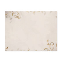 Carte postale invitation florale