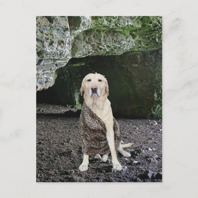 Carte Postale Invitation Man Cave (Devant)