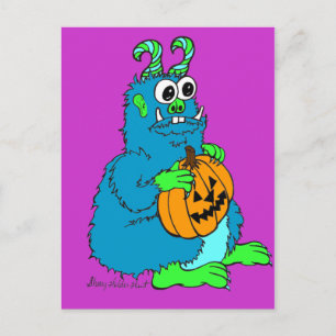 Carte Postale Invitation Monster Mash