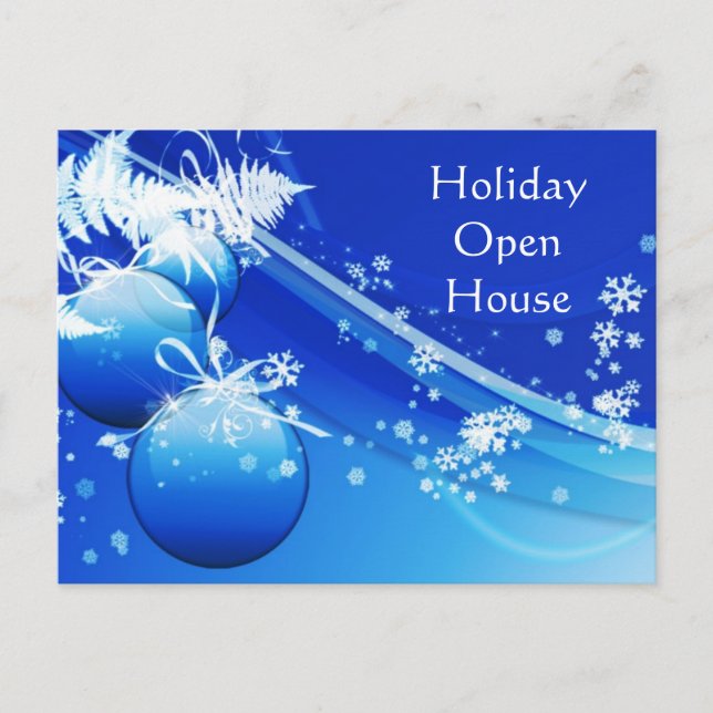 Carte Postale Invitation Open House (Devant)