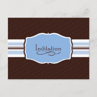 Carte Postale Invitation simplement envoyée