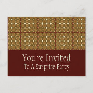 Carte postale Invitation Topiary