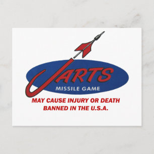 Carte postale Invitation Tournoi vintage Jarts