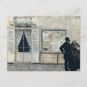 Carte Postale Invités en attente de la cérémonie Mariage