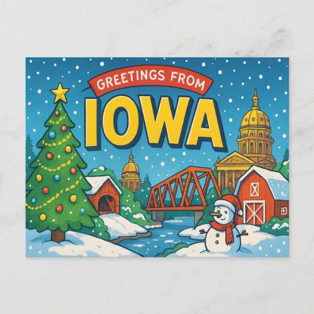 Carte postale IOWA (Devant)