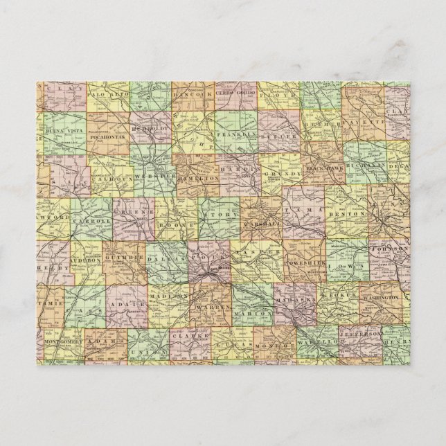 Carte Postale Iowa (Devant)