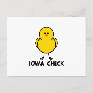 Carte Postale Iowa Chick