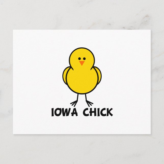 Carte Postale Iowa Chick (Devant)