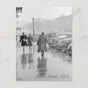 Carte Postale Iowa City Main Street