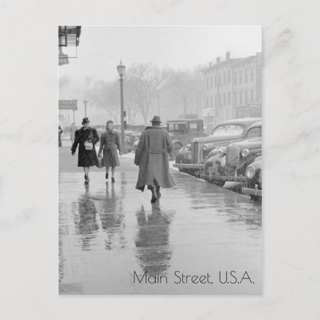 Carte Postale Iowa City Main Street (Devant)