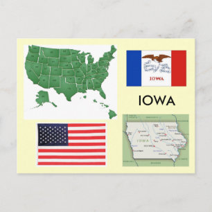 Carte Postale Iowa, USA