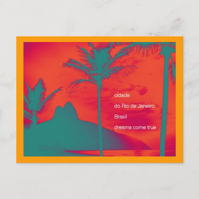 Carte Postale Ipanema, Brésil (Devant)