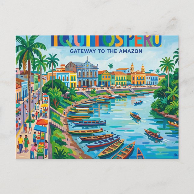 Carte Postale Iquitos, Pérou (Devant)