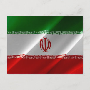 Carte Postale Iran - Drapeau iranien -