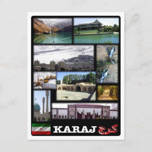 Carte Postale Iran - Karaj Mosaic - (Devant)