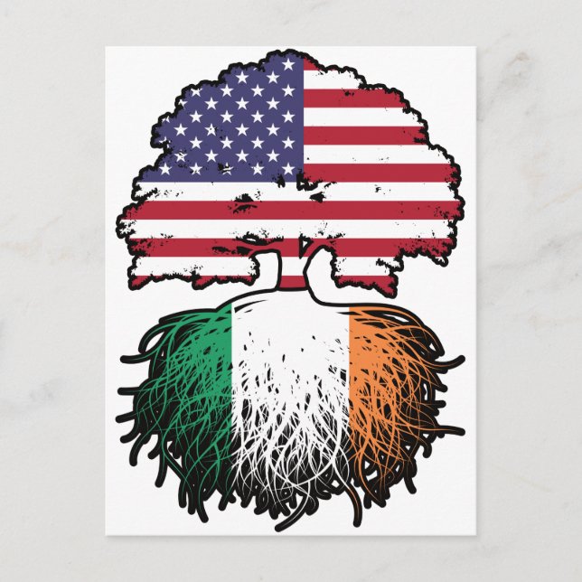 Carte Postale Ireland Irish American USA United States America (Devant)