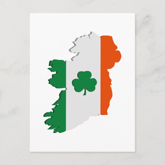 Carte Postale Ireland map (Devant)