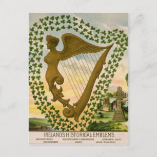 Carte Postale Ireland's Historical Emblems