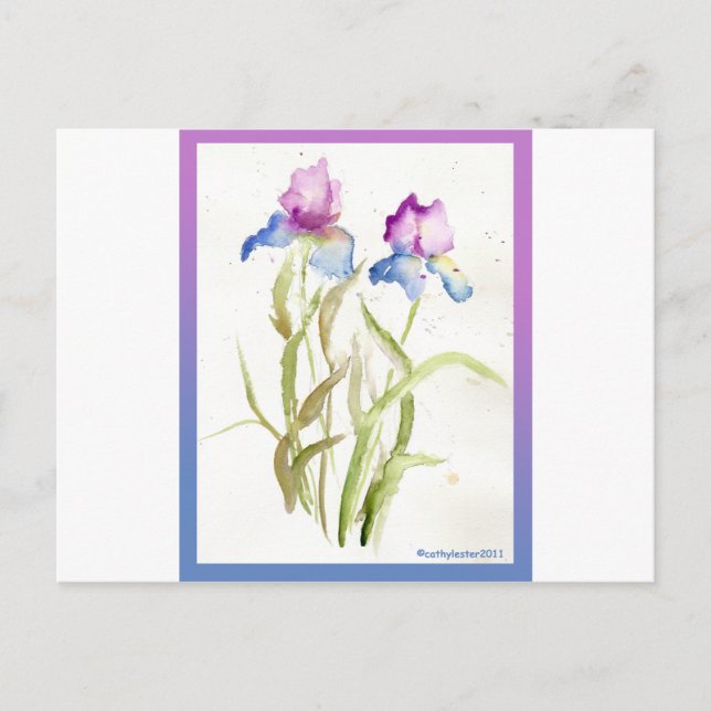 Carte Postale Iris (Devant)