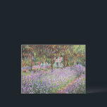 Carte Postale Iris dans le jardin de Monet<br><div class="desc">Iris dans le jardin de Monet,  peinture célèbre de Claude Monet,  1900.</div>
