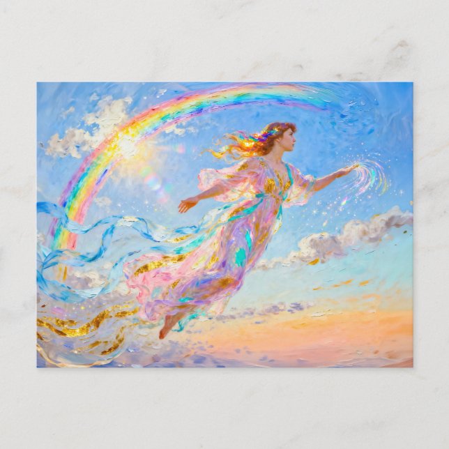 Carte Postale Iris Goddess of the Rainbow from Greek Mythology (Devant)
