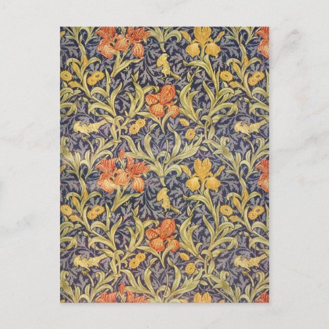 Carte Postale "Iris" par William Morris (Devant)