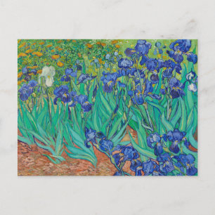 CARTE POSTALE "IRISES 1889" DE VINCENT Van Gogh