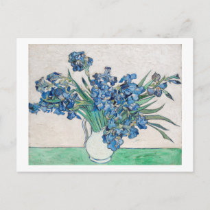 CARTE POSTALE "IRISES" 1890 PAR VINCENT VAN GOGH POSTCARD