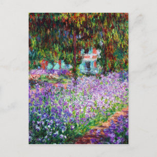 Carte Postale Irises dans le jardin de Monet