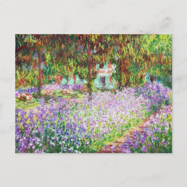 Carte Postale Irises dans le jardin de Monet Claude Monet (Devant)