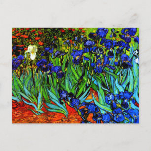 Carte Postale Irises, le célèbre tableau floral de Van Gogh