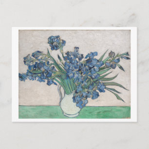 Carte Postale Irises par Vincent Van Gogh Floral Postcard