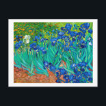 Carte Postale Irises, Vincent van Gogh<br><div class="desc">Vincent Willem van Gogh (30 mars 1853 - 29 juillet 1890) était un peintre post-impressionniste hollandais qui est l'une des figures les plus célèbres et influentes de l'histoire de l'art occidental. En un peu plus de dix ans, il a créé environ 2100 oeuvres, dont environ 860 peintures à l'huile, dont...</div>